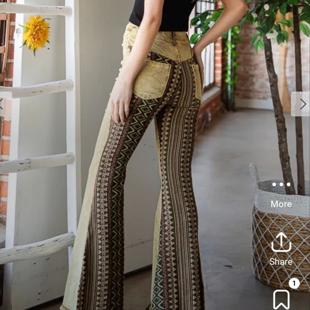 Oli & Hali Flare Corduroy Pants